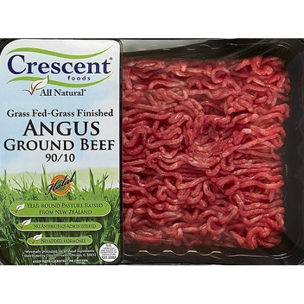 Grass Fed & Finished Angus Ground Beef 90/10 , 1.01.25 lbs Walmart