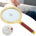 thumbnail image 1 of Magnifying Glass, Comfortable Grip Handheld Magnifier Ergonomic  For Home Use, 1 of 8