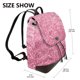 thumbnail image 2 of Disketp Pink Glitter Mochila de Cuero para Mujer, Bolso de Espalda Antirrobo con Estilo para Viaje, Trabajo y Uso Diario, 2 of 4