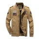 thumbnail image 3 of Chaquetas estilo militar del ejército, abrigo ajustado, chaquetas de invierno informales para hombre, chaquetas abrigadas de alta calidad para hombre, chaquetas de la Fuerza Aérea de EE. UU., 3 of 5
