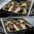 thumbnail image 2 of Wirehaired Dachshund Car Sun Shade,Dogs Windshield,Dogs Family Sunshade,Dog Car Accessories,Car Decoration,Gift for Dad, 2 of 3