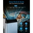 thumbnail image 5 of Seetaras Portable Air Conditioner, 14,000 BTU Air Conditioners 3-IN-1 Quiet AC Unit with Remote Control, Built-in Dehumidifier, Fan, Sleep Mode, Cools Room up to 750 sq. ft, Window Exhaust Kit, 5 of 7