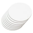 thumbnail image 1 of BESTYASH 8Pcs Oil Canvas Boards for Hobby Projects Round Paint Panel White, 1 of 8
