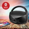 thumbnail image 4 of Radiograbadora Boombox GPX BCB119B con Bluetooth, reproductor de CD y radio FM, 4 of 7