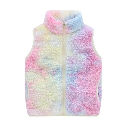 

SXcggal Toddler Girls Boys Solid Color Fleece Jacket Zip Up Coat Fall Warm Winter Kids Outwear Handsome Fashion Lightweight Boys Outerwear