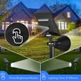 thumbnail image 4 of Behome Solar Spot Lights Outdoor Waterproof, 3 Lighting Modes Solar Landscape Lights for Outside, 7 LED Solar Powered Lights for Patio,Yard and Garden(4 Pack), 4 of 7