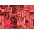 thumbnail image 1 of Ahgly Company Indoor Rectangle Patchwork Red Transitional Area Rugs, 2' x 4', 1 of 4