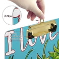 thumbnail image 4 of Summer Strawberries Acrylic Clipboards 12 x 9 Inch A4 Size with Low Profile Clip Hanging Clipboard for Classroom School Office, 4 of 8