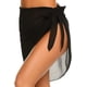 thumbnail image 4 of Mujeres Short Sarongs Beach Wrap Sheer Bikini Wraps Gasa Cover Ups para trajes de baño Adepaton WRMH-939-3, 4 of 7