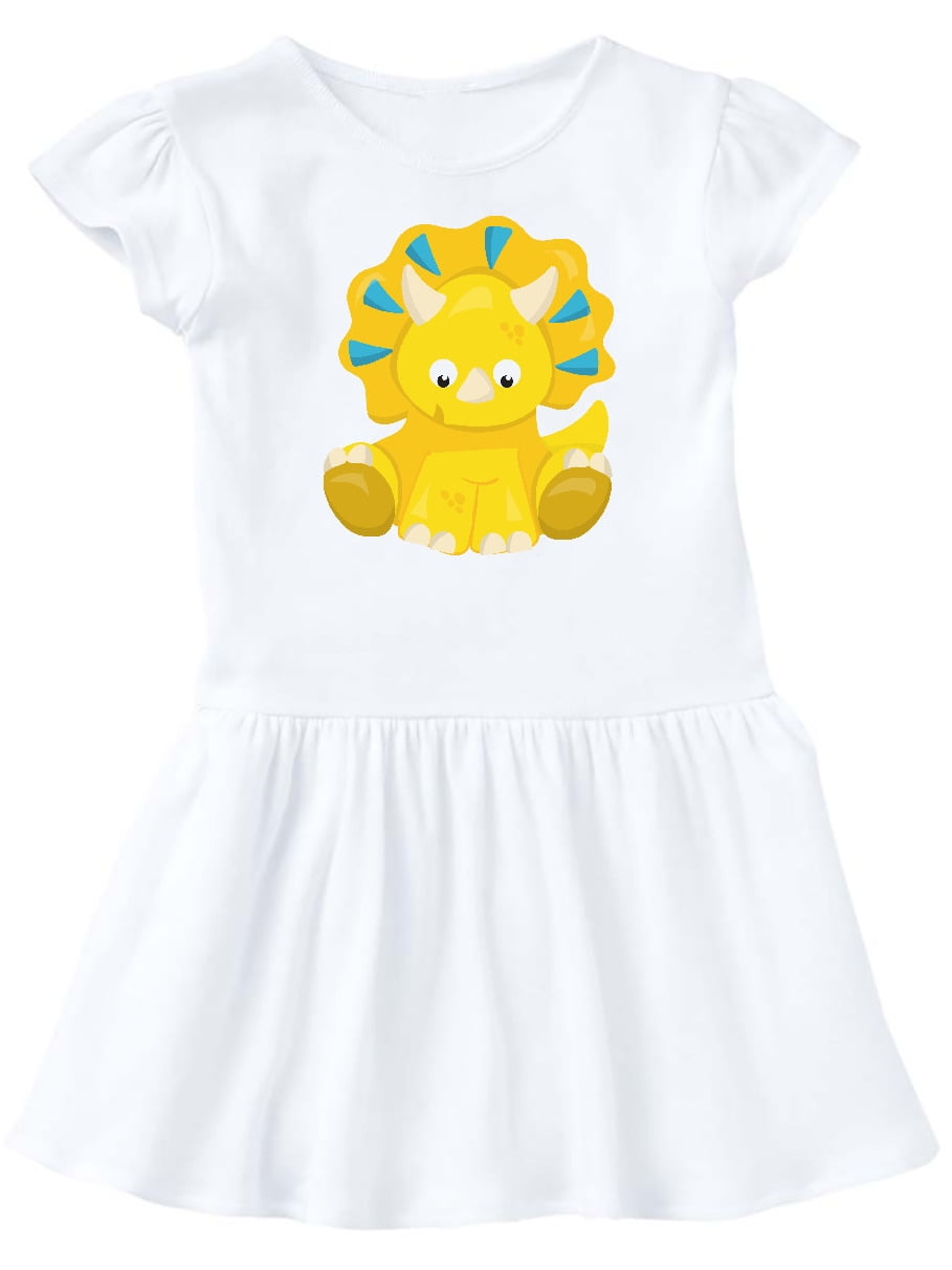yellow dinosaur dress