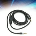 thumbnail image 3 of Cable de audio, Enchufe y reproduce cable de cable de auriculares de control de alambre de superficie brillante y brillante de 3.5 mm estore el sonido real para la nube para, 3 of 7