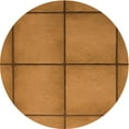 thumbnail image 1 of Ahgly Company Machine Washable Indoor Round Transitional Mahogany Brown Area Rugs, 4' Round, 1 of 7