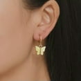 thumbnail image 6 of EOEMY Fashion Butterfly Acrylic Insect Earrings Women Boho Dangle Drop Earring Cute-White, 6 of 9