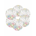 thumbnail image 7 of 15 Inch Round Placemats Set of 6, Easter Eggs Non Slip Heat Insulation PP Table Mats, Country Wildflower Spring Watercolor Botanical Washable Place Mats for Kitchen Dining Party Table Decor, 7 of 7