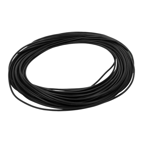 Unique Bargains 1 Pcs 24AWG Universal Ground Wire Car Radio, Automotive, Car speakers Power Wire Fully Insulated& Soft Touch Jacket TC Black 49FT