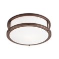 thumbnail image 1 of Access Lighting 50080LEDDLP-BRZ-OPL 16 in. Conga LED Bronze Flush Mount Ceiling Light, 1 of 1