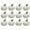 White, variant on HaiSphere 12 Pcs Artificial Mini Orange Speckled Pumpkins, Halloween Fall Harvest Decoration, Fake Foam Pumpkin Set for Thanksgiving Table Display Photo Shooting Props,White