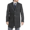 thumbnail image 1 of Calvin Klein Men’s Slim Fit Wool Blend Overcoat Jacket Coat, Gray, 52T, 1 of 3