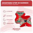 thumbnail image 3 of GFDYREE - Dog Harness for Small Dogs No-Pull - Step in Dog Harness - Padded Mesh Fabric Dog Vest with Reflective Trim, Velcro and Buckle Straps - Tribal - XS, 3 of 7