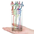 thumbnail image 6 of FRCOLOR 10Pcs Cartoon Rainbow Straw Kids Straw Toy Colorful Party Straw Party Accessories, 6 of 8