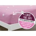 thumbnail image 7 of Delta Children Toddler Bedding Set | Girls 4 Piece Collection | Fitted Sheet, Flat Top Sheet w/Elastic Bottom, Fitted Comforter w/Elastic Bottom, Pillowcase, Blushing Star | Pink, 7 of 7