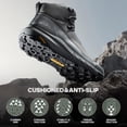 thumbnail image 3 of Botas de senderismo NORTIV 8 HydroTrek impermeables para hombre, talla 13, 3 of 8