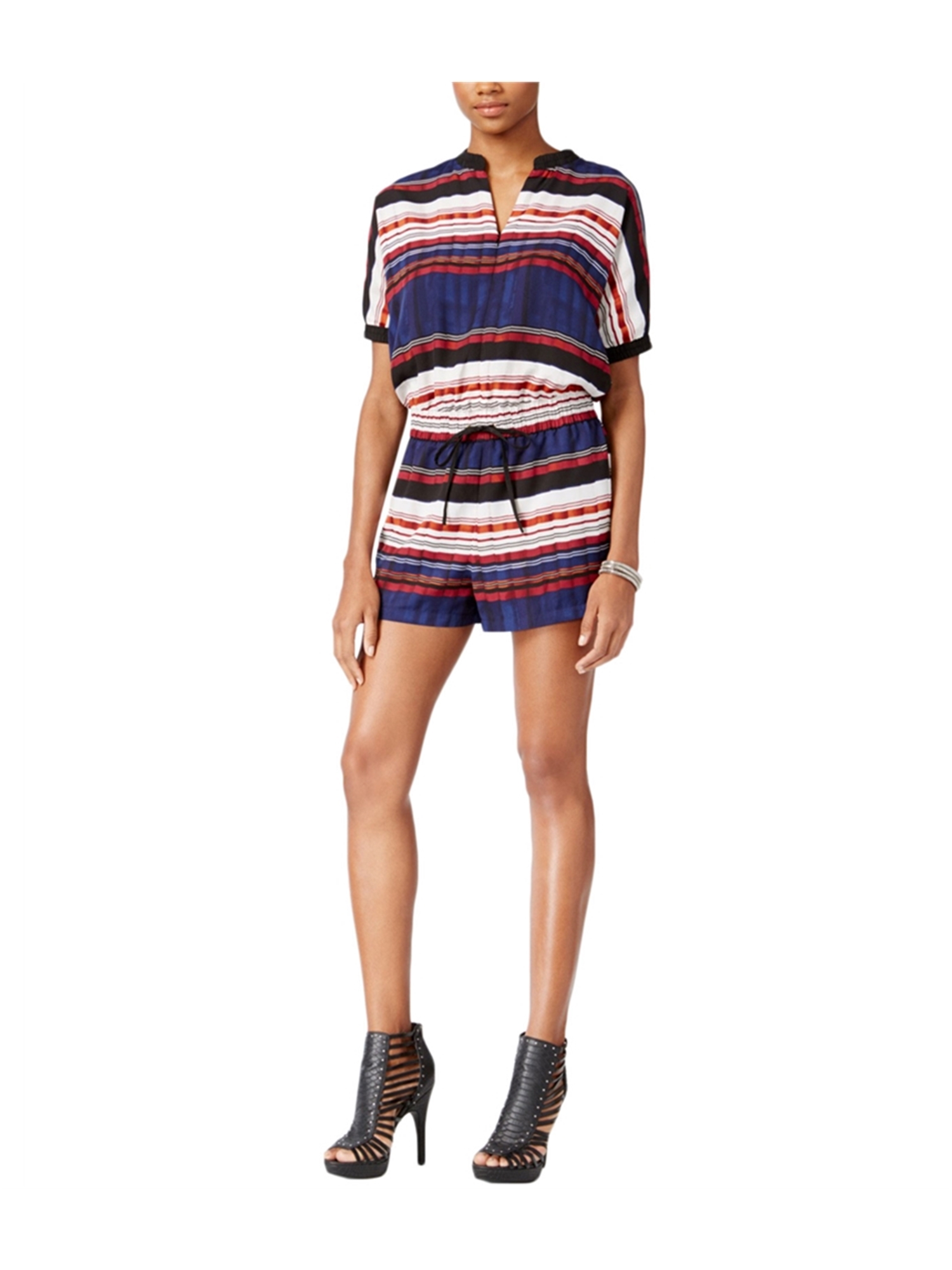 guess striped jumpsuit