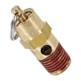 thumbnail image 2 of Air Compressor Safety Relief Valve 1/4 NPT 125PSI-270PSI Copper Alloy Pneumatic Straight-Through Explosion-Proof Safety Valve, 2 of 5
