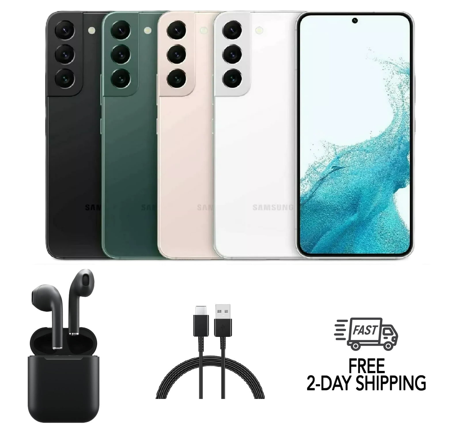 Samsung Galaxy S22 SM-S901UZKAXAA 5G Unlocked Cell Phone 6.1