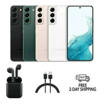 Restored Samsung Galaxy S22 Plus 5G S906U (Fully Unlocked) 128GB Phantom Black w/ Wireless Earbuds (Refurbished)