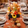 thumbnail image 6 of Mini Artificial Thanksgiving Pumpkin Maple Leaf Potted Plants, Realistic Fall Autumn Greenery Tabletop Ornament, Small Faux Plants Decor for Home Office Desk Indoor Holiday, 6 of 7