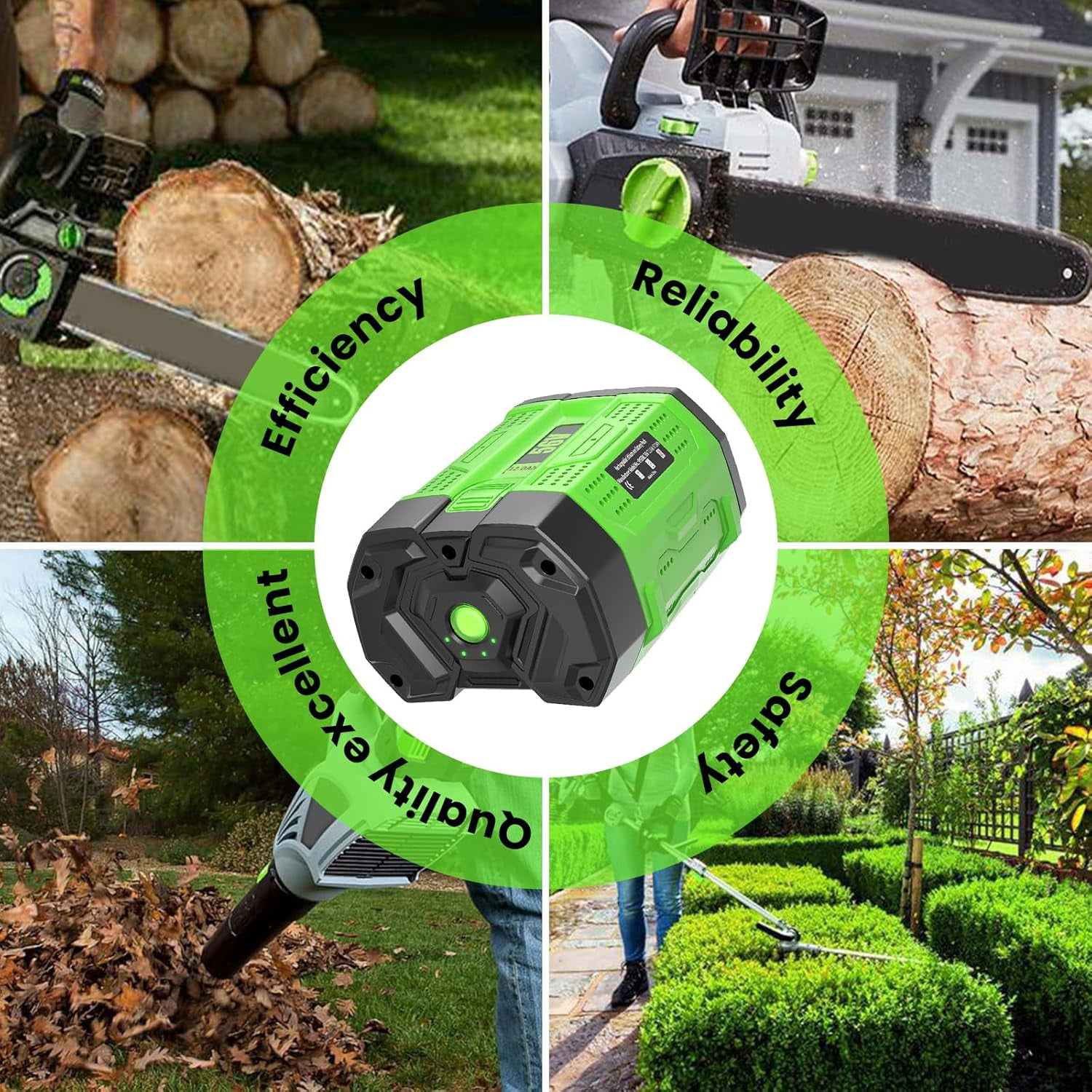 BA2800T 12000mAH Replacement for EGO Battery Compatible with EGO 56V Battery BA2800 BA4200 BA1400T BA1400 Lawn Mower Leaf Blower Chainsaw Tools