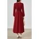 thumbnail image 2 of Vestido largo PRETTYGARDEN 2025 primavera manga larga con cuello en V para mujer, 2 of 8