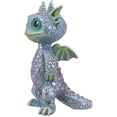 thumbnail image 4 of Ebros Small Aurora Borealis Baby Dragon Statue 3.5" High Wyrmling Dragonling, 4 of 5