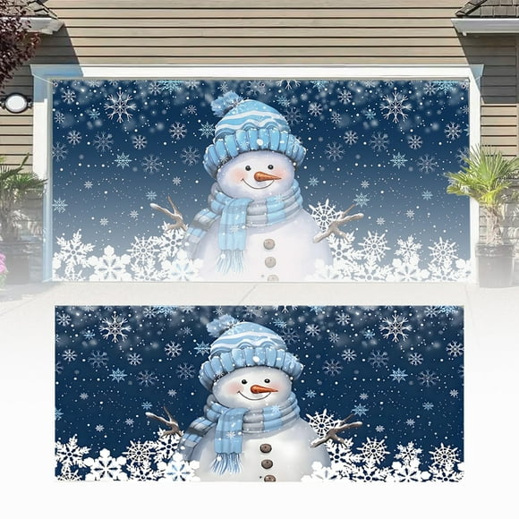 Christmas Banner Garage Door Decorations Christmas Decoration Winter Large Door Cover Decoration Indoor Outdoor for Christmas Holiday Party Supplies