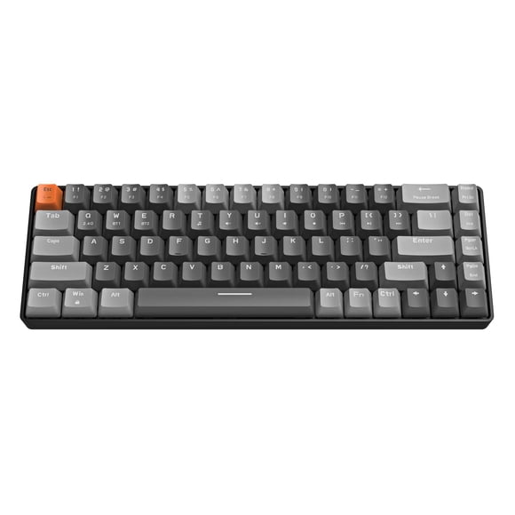 Teclado Mecánico Inalámbrico MAGIC-REFINER RK68 68 Teclas Bluetooth 2.4GHz Switch Azul Hot Swap