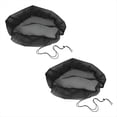 thumbnail image 3 of Mesh Cover for Rain Barrel with Drawstring,Rain Collection Barrels Netting Screen to Keep Leaves and Debris Out,1 x Filters,black, 3 of 6