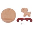 thumbnail image 1 of Cell Phone Holder Desk, Desktop Decorations Cellphone Stand 2 Sets Wooden  For Desk, 1 of 8