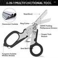 thumbnail image 3 of Trauma Scissors Emergency Scissors with Strap Cutter and Glass Breaker Foldable Stainless Steel Scissor Pliers, Rescue Tools for Outdoor Camping, 3 of 4