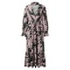 thumbnail image 2 of Gibobby Vestido casual de punto para mujer Vestido largo bohemio con cuello en V y manga larga para mujer(Blanco,CH), 2 of 5