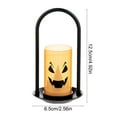 thumbnail image 3 of Flickering LED Halloween Candle - 4.92" Battery Operated Flameless Candles for Spooky Decor - Realistic Ghost Festival Lighting for , Party & Tabletop Decorations (Set of 1), 3 of 6