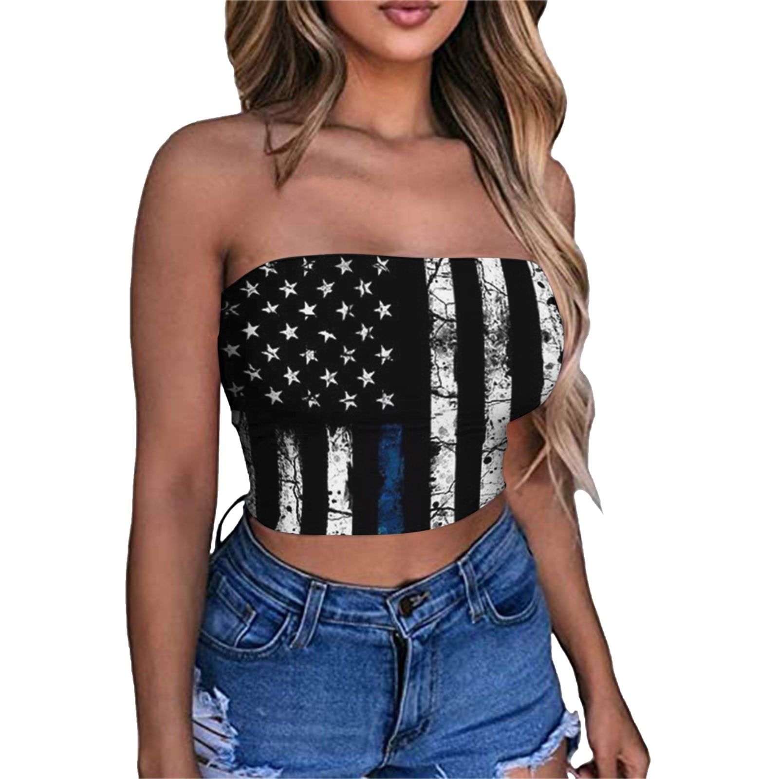 Crop Tops For Women Sexy Cami Tank Summer Tube Sleeveless Camisole