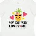 thumbnail image 4 of Inktastic My Cousin Loves Me Pineapple Girls Toddler T-Shirt, 4 of 5