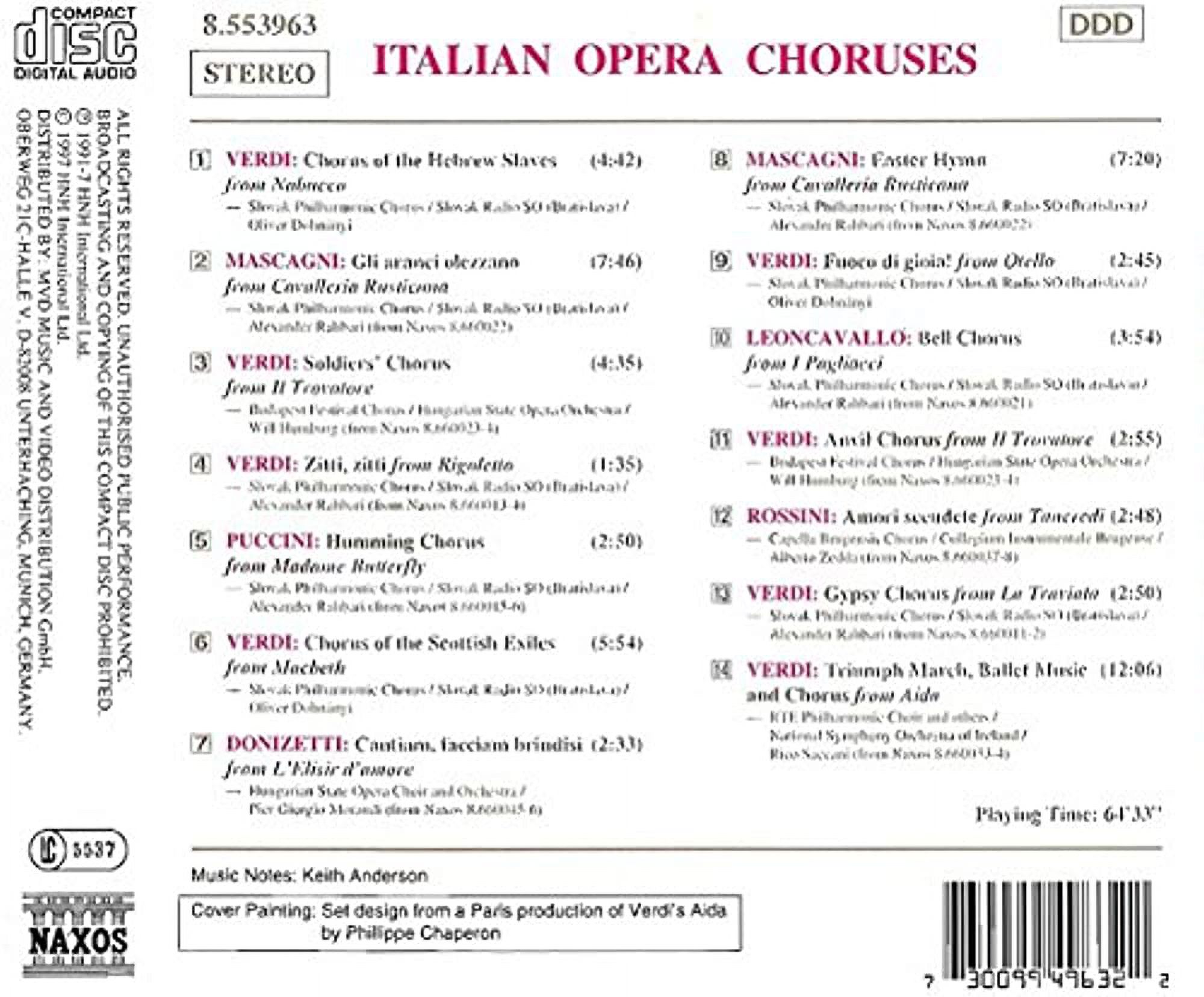 Italian Opera Choruses / Various (CD) - Walmart.com