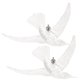 thumbnail image 5 of FUTUREORYY 2Ud De Con Adornos De Colgar Hummingbird Transparentes Acrílicos, 5 of 7