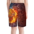 thumbnail image 6 of PAYOHTO Basketball Ball Boys Swim Trunks Quick Dry Beach Boardshorts for Teen Boys Bathing Suit Swimwear for Boys, 6 of 7