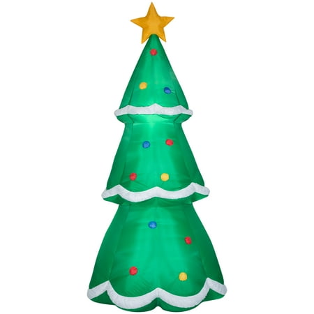 Holiday Time Yard Inflatables Christmas Tree, 10 ft