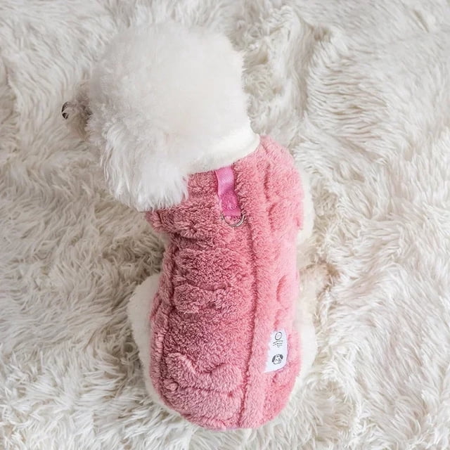 Soft Fleece Dog Clothes Winter Warm Puppy Kitten Pullover Pet Clothes for Small Dogs Chihuahua Bulldog Apparel Sweater for Dogs ShopWise Round