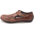 thumbnail image 2 of Women's Ros Hommerson Cameo Fisherman Sandal Coffee Leather 11 N, 2 of 4