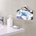 thumbnail image 6 of Cute Purple Whales Tissue Box Cover Leather Square Rectangle Tissue Box Holder for Bathroom Living Room Desk Office Decor, 6 of 7